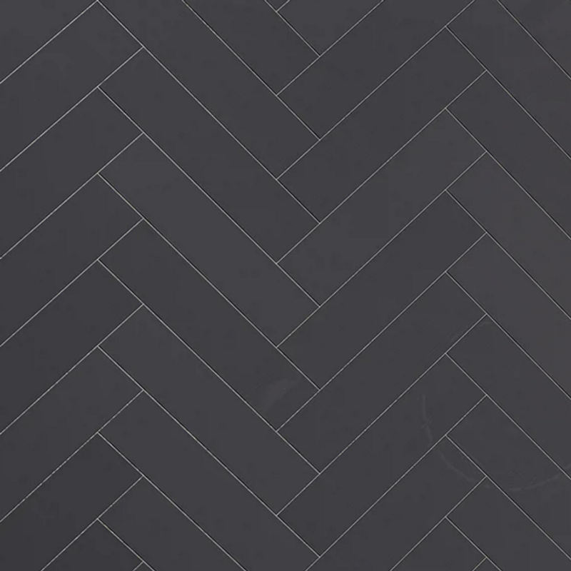 RAK Subway Nero Matt Flat Edge Wall Tiles - Per Sq/M