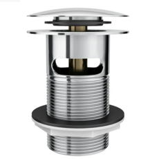 Slotted Basin Waste with Removable Click Clack