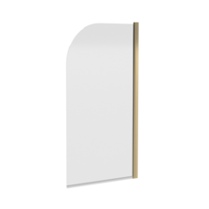 Round Bath Screen - Brushed Brass