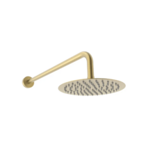 Kartell Fixed Overhead Drencher - Brushed Brass