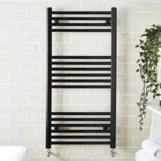 Kartell K Rail Straight Towel Rail 400Mm X 1200Mm Black