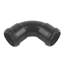 Pushfit Waste 40Mm 92.5Deg Bend - Black