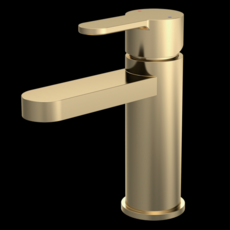 Mono Basin Mixer Inc P/B Waste - Brushed Brass