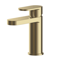 Sidonia Mono Basin Mixer with Waste - Brushed Brass