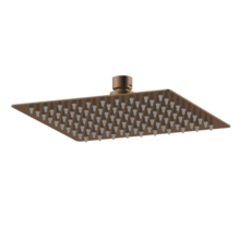 Square Fixed Head 200mm Diameter - Brushed Bronze