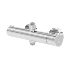 Swirl Rannell Exposed Dual Outlet Thermo Shower Mixer