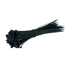 Cable Ties Length 200-Mm X 3.6Mm (Pack Of 100) - Black
