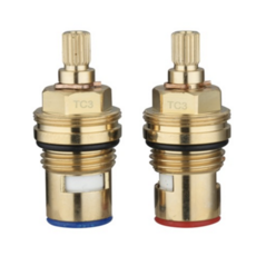 KeyPlumb TC3 Ceramic Cartridge - 1/2" - H/C Pair