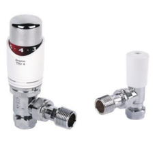 Drayton Trv4 Classic 15Mm Angled Trv & Lockshield