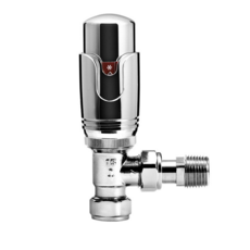 Kartell Chrome Thermostatic Valve Straight