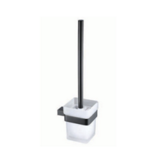 The White Space Legend WC Brush and Holder - Black