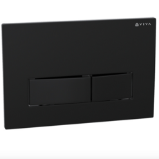 Viva Sanitary Skylo Dual Flush Plate - Matt Black