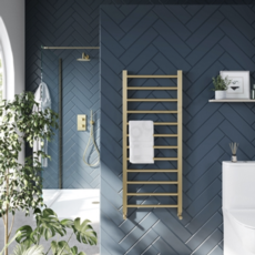 Scudo Vibe 1200 x 500 Rail - Brushed Brass