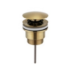 Kartell Universal Basin Waste Brushed - Brass