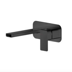 Windon Wall Mounted 2 Tap Hole Basin Mixer With Plate