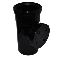 Soil Push Fit 110Mm Single Socket Access Pipe