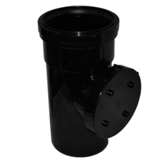 Soil Push Fit 110mm Single Socket Access Pipe