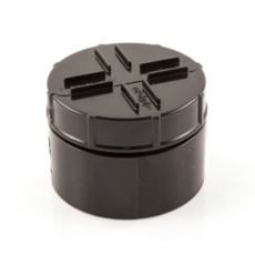 Solvent Weld Access Plug 110Mm - Black