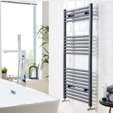 Kartell K Rail Straight Towel Rail 400Mm X 1200Mm Anthracite