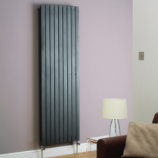 Kartell Boston Vertical Double Panel Anthracite -1800 X 500Mm