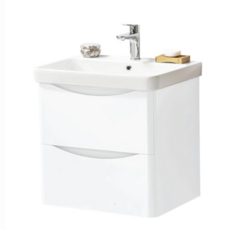 Kartell Arc 600Mm Wall Mounted 2 Drawer Unit Only - White