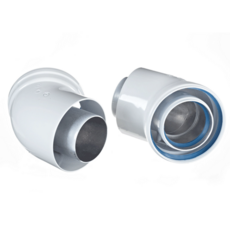 Baxi/Main Multifit 60/100 Pair Of 135 Deg Flue Bends