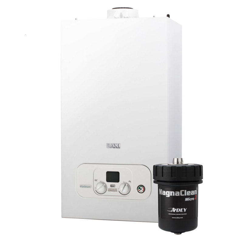 Baxi Platinum Compact Combi W/ Magnaclean Filter 36Kw