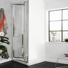 Kartell Kv6 Bi-Fold Shower Door 760Mm Wide - 4Mm Glass