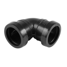 Pushfit Waste 40Mm 90Deg Knuckle - Black
