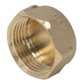 1 1/2" Brass Blanking Cap