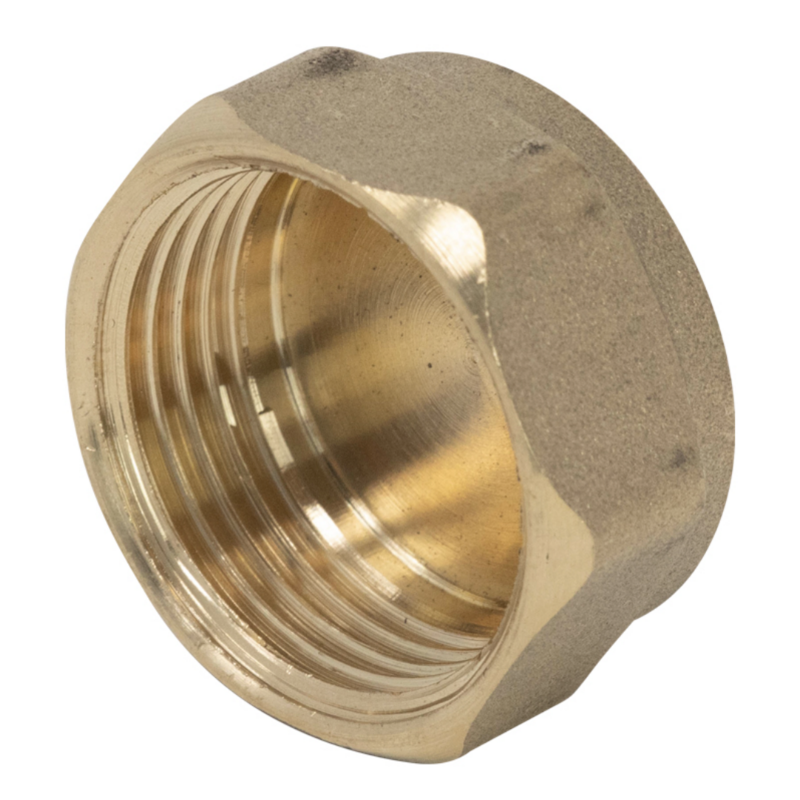 1 1/2" Brass Blanking Cap