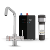 Brewmaster Chrome 3-1 Square Tap With Digital Tank