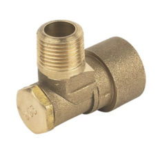 Cookerflex Angled Bayonet Socket Gas Fitting 1/2"