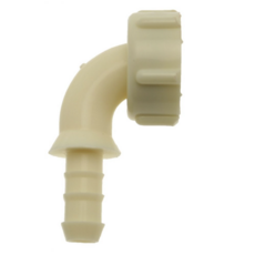 Washing Machine Hose Adaptor Bent 3/4" X 3/8" Inlet