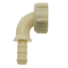 Washing Machine Hose Adaptor Bent 3/4" x 3/8" Inlet