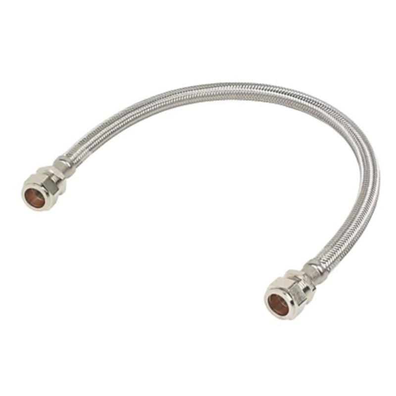 Flexible Tap Connector - 15Mm X 15Mm X 500Mm