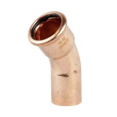 Press Fit Water Street Elbow Obtuse - 15Mm