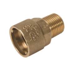 Cookerflex Gas Straight Bayonet Socket 1/2"