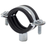 Rubber Lined Clip - 20 - 25Mm