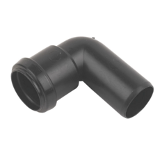 Pushfit Waste 32Mm 90Deg Conversion Bend - Black