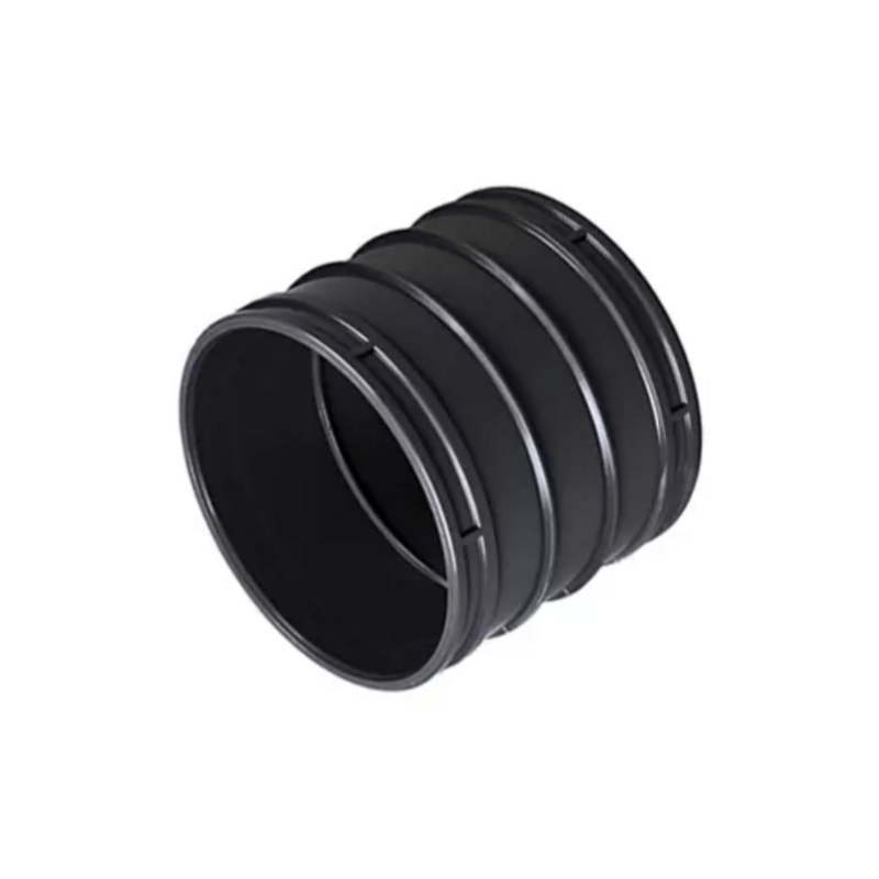 Solvent Weld Double Socket Coupler 110Mm -  Black