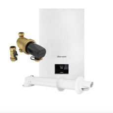 Glow-Worm Compact 28Kw Horizontal Combi Boiler Pack