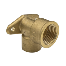 End Feed Wallplate Elbow C X Fi - 15Mm X1/2'