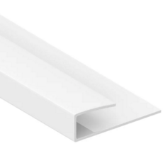 10mm ABS Trim End Cap - White