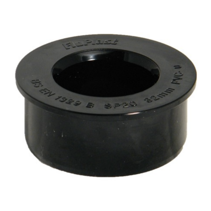 Floplast Boss Adaptor Black - 40Mm