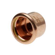 Press Fit Gas Stopend - 22Mm