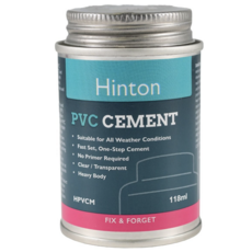 Hinton Heavy Bodied Solvent Cement (Metal Can) - 118ml