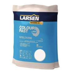 Larsen Colourfast 360 Flexible Grout 3kg - White
