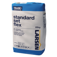 Larsen Trade Standard Set Adhesive White 20kg (Blue Bag)