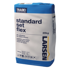 Larsen Trade Standard Set Adhesive White 20Kg (Blue Bag)